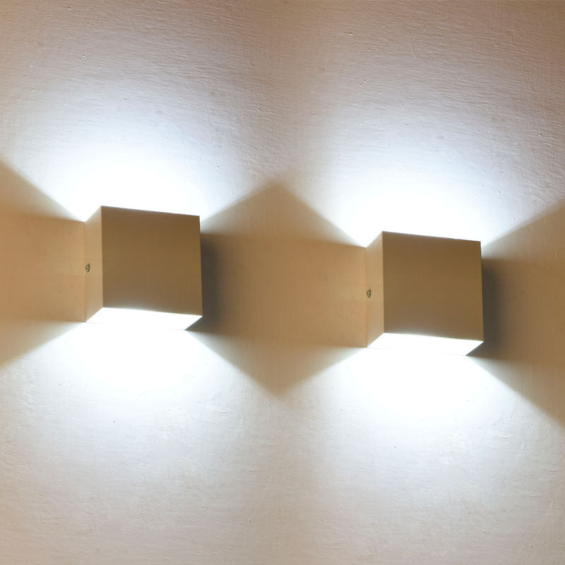 Nexu Applique Murale Carrrée Minimaliste Intérieur/Extérieur